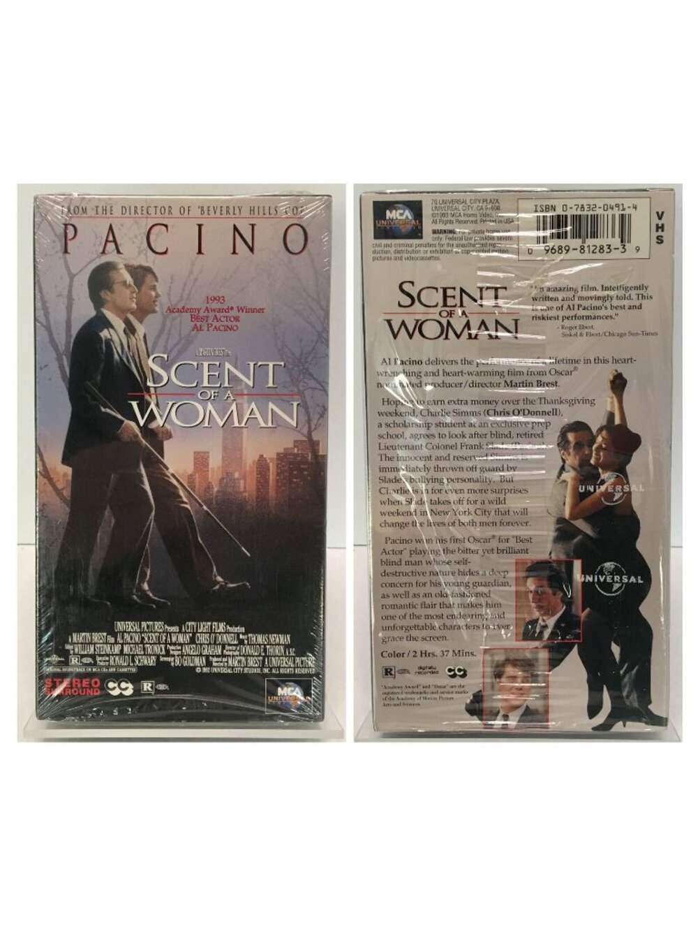 Scent Of A Woman VHS 1993 MCA Universal Sealed Al Pacino Chris O'Donnell